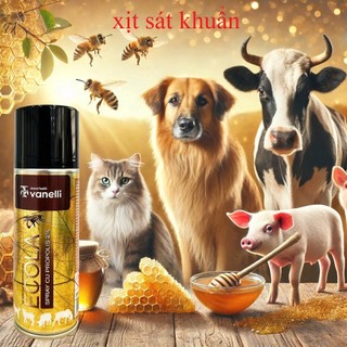 Chai xịt vết thương ECOLA SPRAY 200ml giúp sát khuẩn lành sẹo kháng viêm chó mèo gà đá gia súc g.cầm