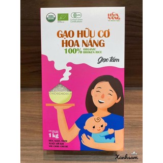 Gạo Tấm Hữu Cơ Hoa Nắng 1kg - Xanhsam Natural & Organic