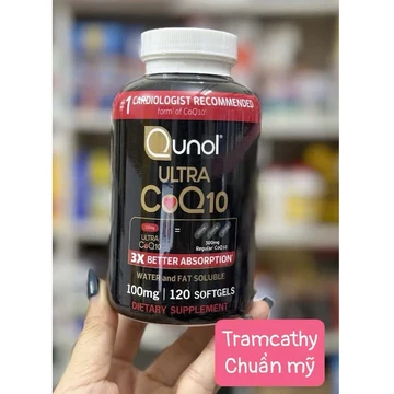 Viên uống bổ tim Qunol Ultra CoQ10 - Nâng Cao Sức Khỏe Tim Mạch, Hấp Thụ Tốt Gấp 3 Lần