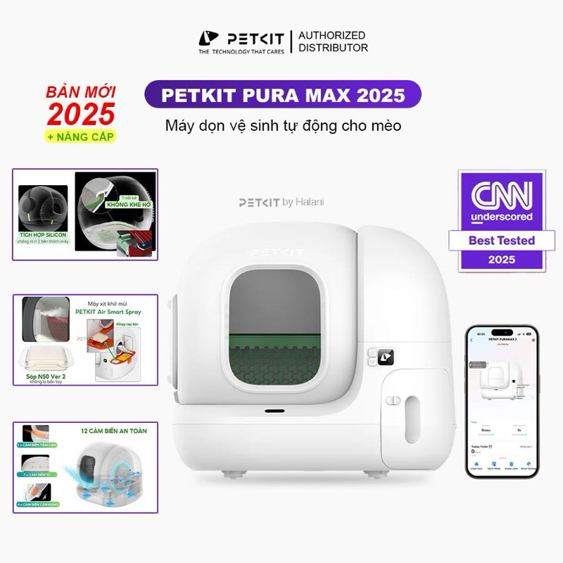 Ảnh Máy Dọn Vệ Sinh Tự Động, Nhà Dọn Vệ Sinh Cho Chó Mèo Petkit Pura Max 2025 1