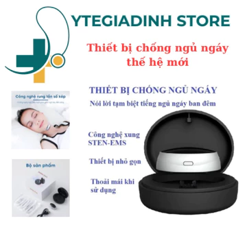 Máy chống ngáy, dụng cụ chống ngáy khi ngủ sử dụng công nghệ xung điện hỗ trợ điều chỉnh nhịp thở