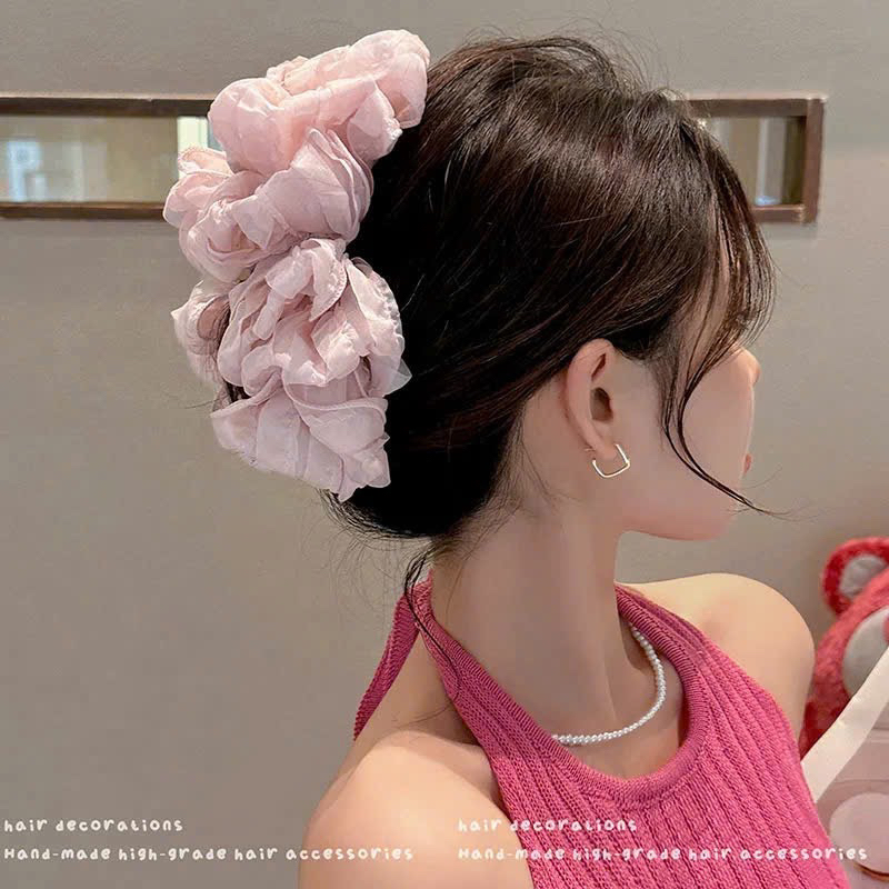 Kẹp Tóc Nơ Bồng Bềnh Tiểu Thư