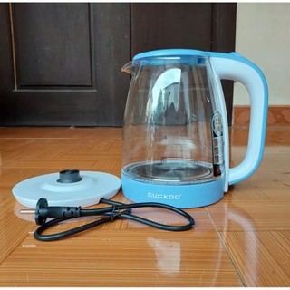 Ấm Siêu Tốc Thủy Tinh Cao Cấp 2.0 Lít CUCKDD - Bình Siêu Tốc Có Đèn Led - Tự Ngắt Khi Sôi NEW