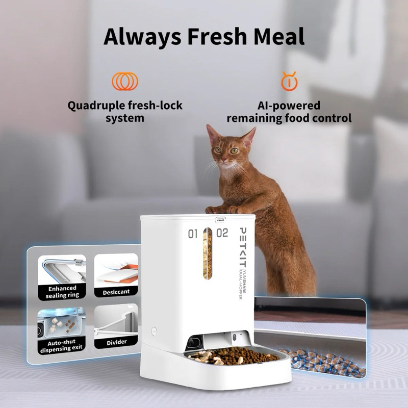 Ảnh Máy ăn Petkit Yumshare Camera 2 ngăn 3