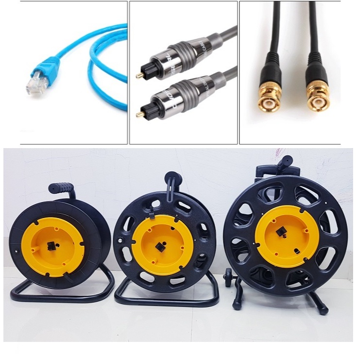 Rulo cuốn cáp SDI, cuốn dây tín hiệu truyền hình, âm thanh, cáp quang ...
