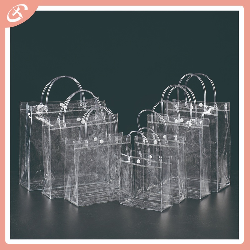 [10 cái] Túi xách nhựa PVC trong suốt đa năng, chống nước, chịu tải ...