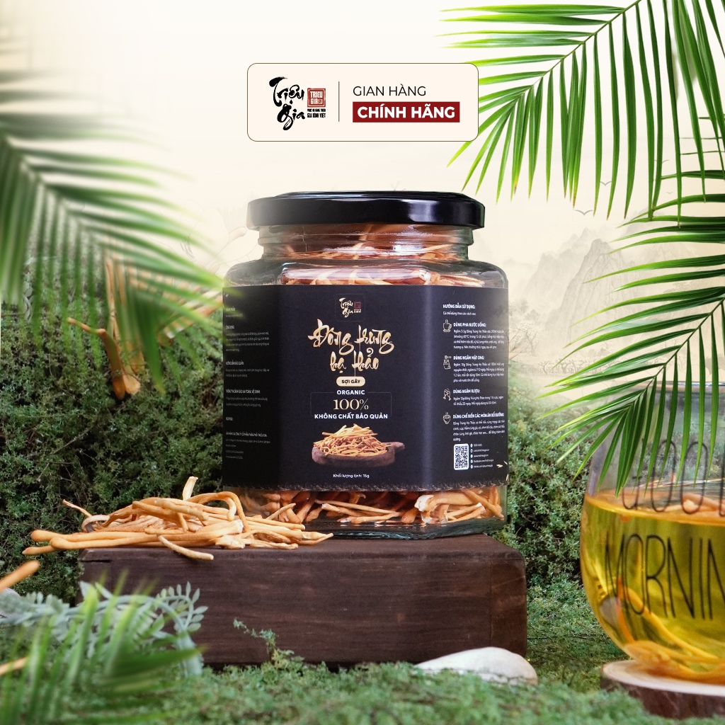 Ảnh Đông trùng hạ thảo tự nhiên sấy thăng hoa Triệu Gia tăng cường sức khỏe cải thiện lão hóa sợi gãy 2