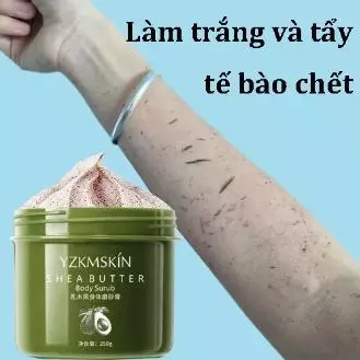 Tẩy tế bào chết body Dưỡng trắng da Tẩy tế bào chết mặt 250ml Làm mới, kiểm soát dầu và làm dịu da Tẩy tế bào chết loại