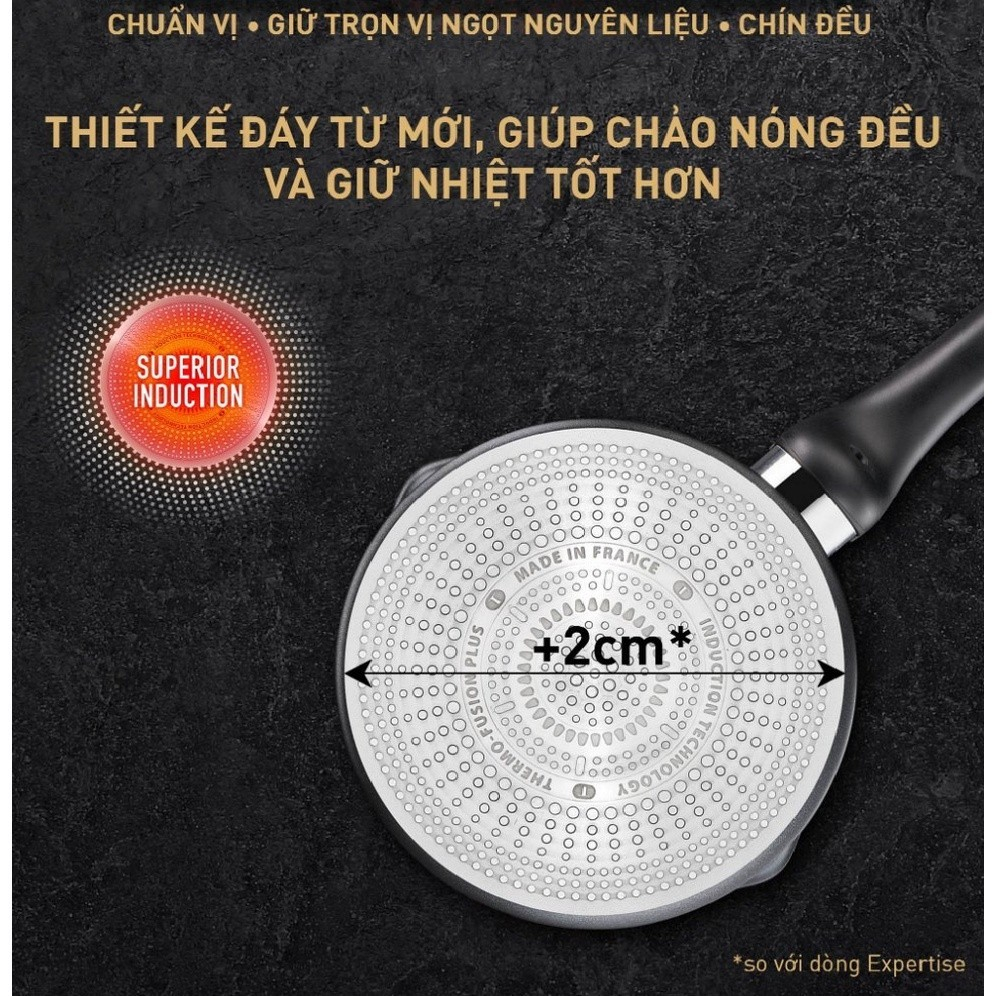 Nồi cán dài/quánh Tefal Unlimited 16cm (G2552802) - Lớp phủ Titanium - Bảo hành chính hãng 24 tháng