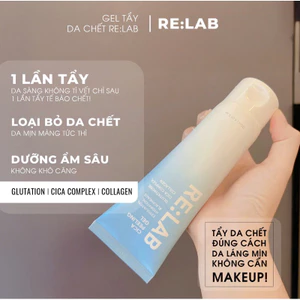 Tẩy tế bào chết dạng gel Re:lab cica peeling gel 120ml - hạn 2028 Hàn Quốc tẩy da chết relab IS382