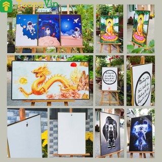 [TRANH PHẬT GIÁO] Tranh Treo Tường Phòng Thờ Phật Giáo Đức Phật A Di Đà - Tranh Laminate Tráng Gương