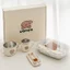 Tổng Hợp UBMOM Khay Ăn Dặm Inox, Cốc, Set Muỗng Nĩa Kèm Hộp Đựng UBMOM Hàn Quốc Cho Bé