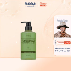 A81_ Sữa tắm làm dịu da, ngừa mụn tràm trà Kundal Tea Tree Biotics Acne Body Wash giá tốt