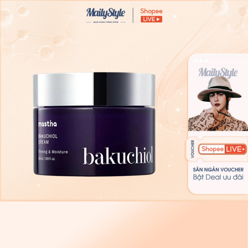 Q66_Kem dưỡng tăng đàn hồi giảm nhăn bakuchiol Mastina Bakuchiol Cream