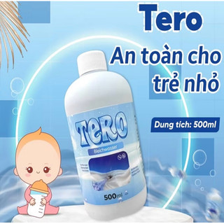 Dung Dịch Tẩy Trắng Tẩy Mốc Quần Áo TERO Chính Hãng 500ml Công Nghệ Sinh Học An Toàn Da Tay, Không Phai Màu Vải