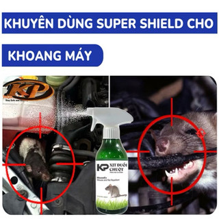 Chai Xịt Đuổi Chuột KP 300ML Công Nghệ Đức - Mùi Quế Nguồn Gốc Thảo Mộc, An toàn Xua Đuổi Chuột, Gián, Côn Trùng