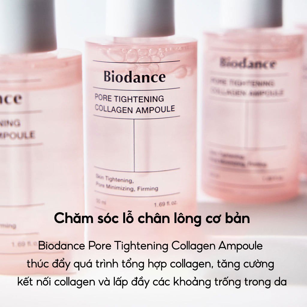 Ảnh BIODANCE Tinh chất Collagen Thu Nhỏ Lỗ Chân Lông Cải Thiện Độ Đàn Hồi Da Pore Tightening Collagen Ampoule 50ml 3