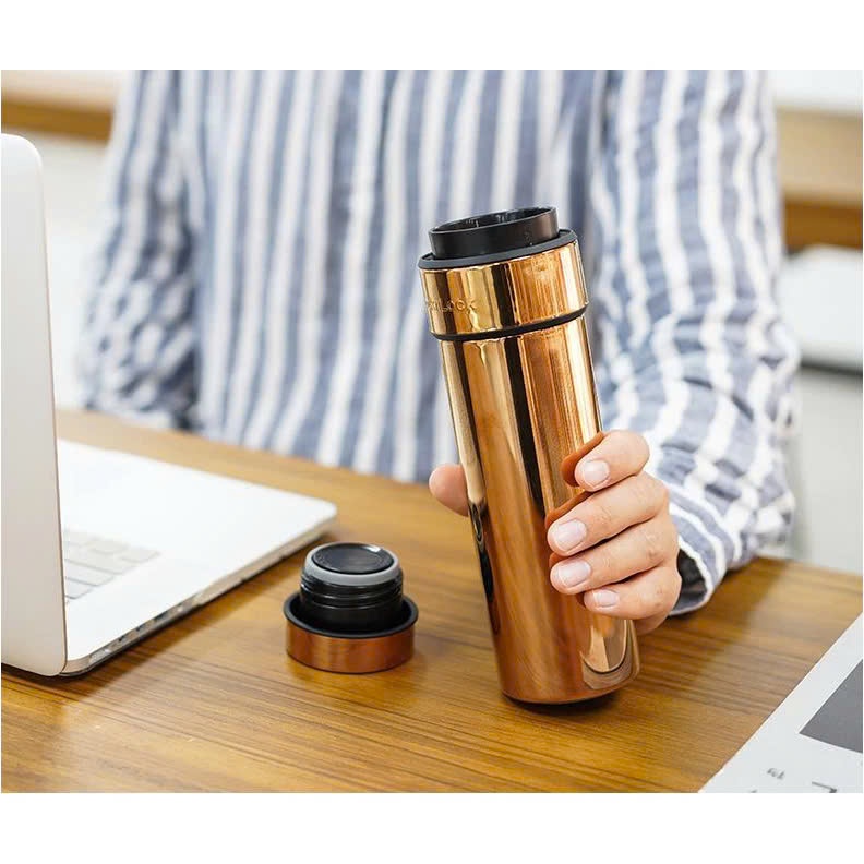 Bình Giữ Nhiệt LocknLock VIP Timbler LHC4289, Dung Tích 480ml, 3 Màu, Có Khay Lọc Trà - K-MALL