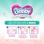 Combo sơ sinh gồm 02 gói Miếng lót Newborn 1-108 miếng và 01 gói Tã quần mở một bên NB70+6 miếng