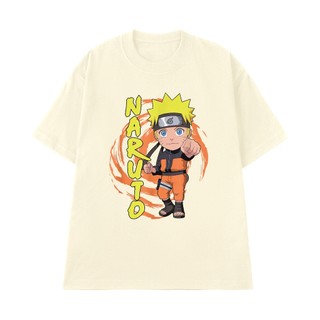 Áo Thun NGỐ TEE Naruto Shippuden Style Anime Nhân Vật Chibi Dễ Thương Vải Cotton Thoáng Mát