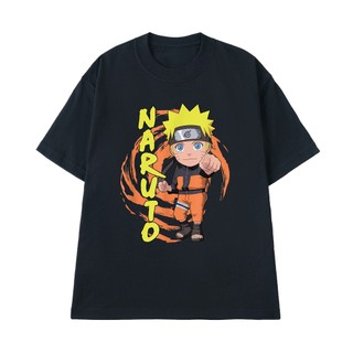 Áo Thun NGỐ TEE Naruto Shippuden Style Anime Nhân Vật Chibi Dễ Thương Vải Cotton Thoáng Mát