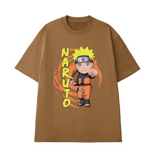 Áo Thun NGỐ TEE Naruto Shippuden Style Anime Nhân Vật Chibi Dễ Thương Vải Cotton Thoáng Mát