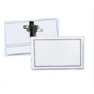 Combo 50 thẻ đại biểu Sakura, thẻ đại biểu mỏng- dày có kẹp, gim băng, thẻ đại biểu, thẻ nhựa đeo ngực, thẻ tên cài ngực