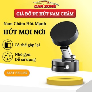 Giá Đỡ Điện Thoại Trên Ô Tô Hút Nam Châm C-03 Từ Tính Có Thể Gập Lại, Đế Hút Chân Không