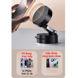 Giá Đỡ Điện Thoại Trên Ô Tô Hút Nam Châm C-03 Từ Tính Có Thể Gập Lại, Đế Hút Chân Không