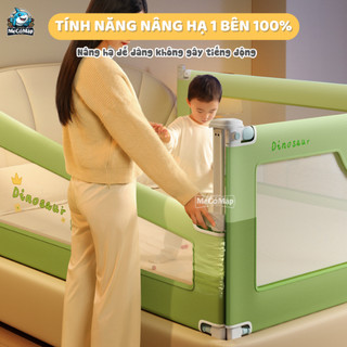 Thanh Chắn Giường Cho Bé Pakey S1 Mẫu Mới Cải Tiến Chiều Cao 105cm, Nâng Hạ 100% - 1 Thanh Chắn 1 Mặt