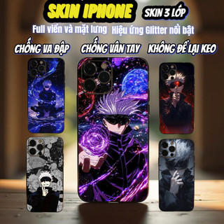 Miếng dán Skin Mặt lưng Sau full viền Goju Dành Cho 16 pro max 15 pro max 14 pro max 13 pro max 12 pro max