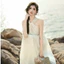 QC_Đầm váy dài, đầm nàng thơ đi tiệc cổ yếm Chất Voan Cao Cấp dáng dài Maxi dịu dàng trong trẻo