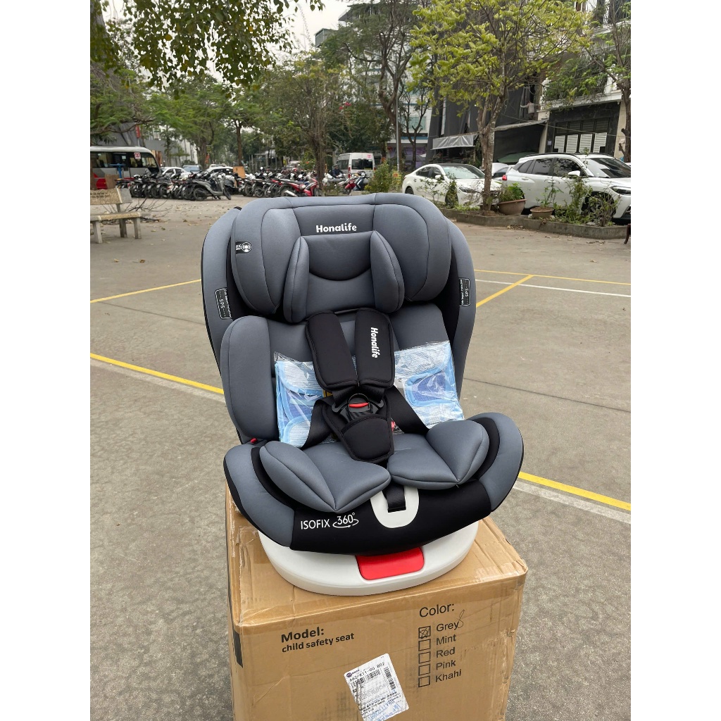 Ghế ngồi ô tô cho bé xoay 360 An toàn, tiện lợi cùng Mẹ và Bé trên mọi nẻo đường, ISOFIX & ROY - Oe Oe Store