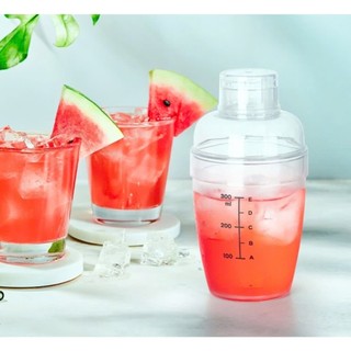 Bình Lắc Shaker Pha Chế Nhựa Trong Suốt (350ml - 530ml - 700ml - 1000ml) - Tiện Lợi, Dễ Sử Dụng