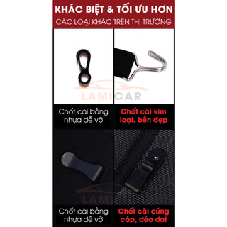 Tấm Lót Ghế Ô Tô Chống Bẩn -Đệm Lót Bảo Vệ Lưng Ghế Ngồi Xe Hơi Chống Bẩn Tiện Dụng - LAMICAR