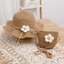 Set Túi Xách Và Mũ Cói Chống Nắng Đi Biển Dễ Thương Cho Bé Từ 3-5 Tuổi