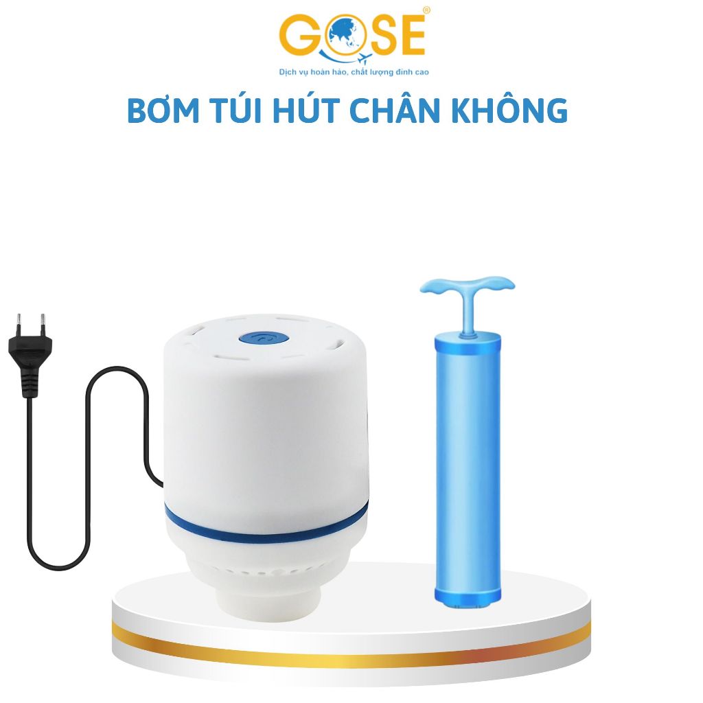 Ảnh Bơm túi hút chân không quần áo, chăn màn siêu mạnh, động cơ bền bỉ tiện lợi thao tác dễ dàng 1