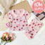 Đồ Bộ Bé Gái Mặc Nhà Tay Ngắn Quần Dài Pijama Lụa Cao Cấp Cho Bé Gái_BM18