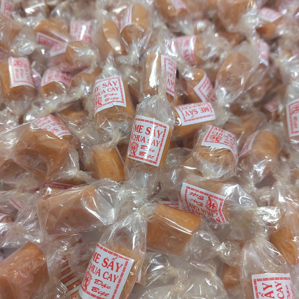100g Kẹo Me Thái Sấy Chua Cay - Hiệu HOÀNG QUÂN - Ăn Vặt, Nguyên Liệu Trà Me