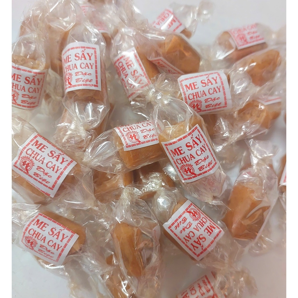 100g Kẹo Me Thái Sấy Chua Cay - Hiệu HOÀNG QUÂN - Ăn Vặt, Nguyên Liệu Trà Me