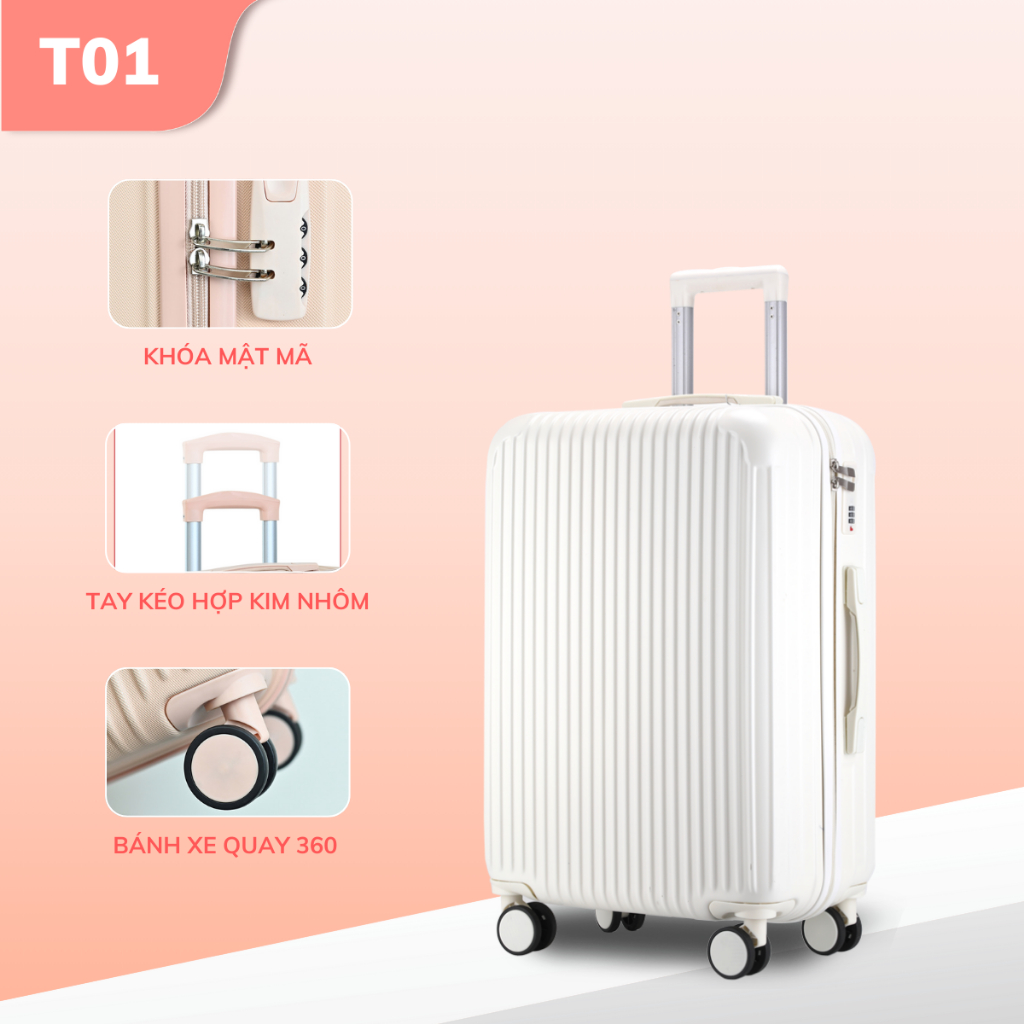 Ảnh Vali kéo du lịch Kingsun KS-155/T01/T08 Size 20/24 Bảo Hành 5 Năm 4
