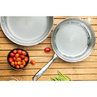 Chảo Chiên Xào Tổ Ong Liền Đáy Dùng Được Tất Cả Bếp, Chảo Vân Kim Cương Oyatton