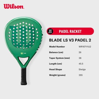 Wilson Blade LS V3 Padel Vợt Padel WR167111U2