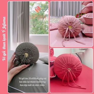 Vỏ gối thun lạnh, bao gối nằm 40x60cm 45x65cm 50x70cm, Áo gối ôm 35x100cm và Cotton Poly | CARUFU
