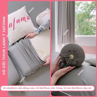 Vỏ gối thun lạnh, bao gối nằm 40x60cm 45x65cm 50x70cm, Áo gối ôm 35x100cm và Cotton Poly | CARUFU