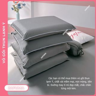 Vỏ gối thun lạnh, bao gối nằm 40x60cm 45x65cm 50x70cm, Áo gối ôm 35x100cm và Cotton Poly | CARUFU