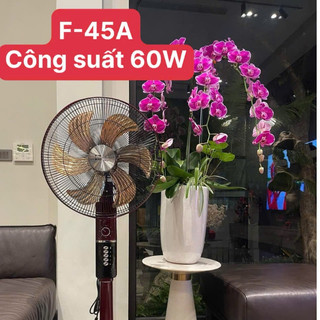Quạt đứng để sàn điều khiển từ xa không gây tiếng ồn công suất 60w bảo hành 12 tháng.