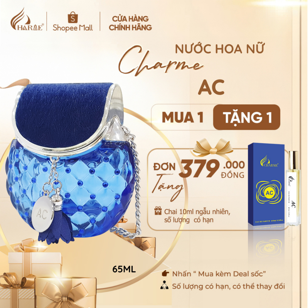 Ảnh Nước Hoa Nữ CHARME AC 65ml Lưu Hương Lâu Quý Phái, Gợi Cảm_Nước Hoa Chính Hãng 1