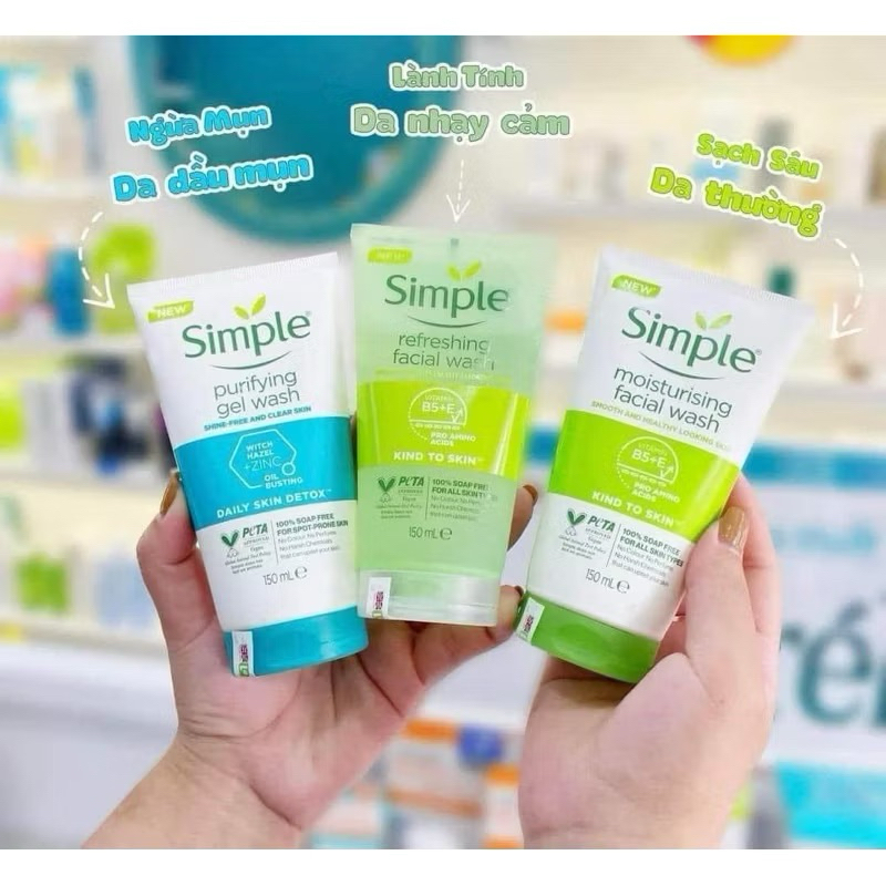 Simple - Mỹ phẩm Chính Hãng, Giá Tốt, Đảm Bảo 丨 Shopee Việt Nam