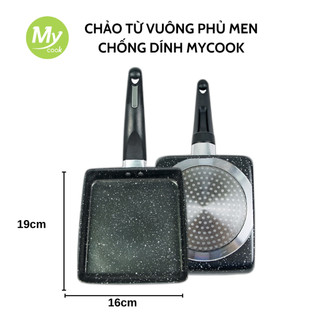Chảo vuông chống dính đá hoa cương MYCOOK